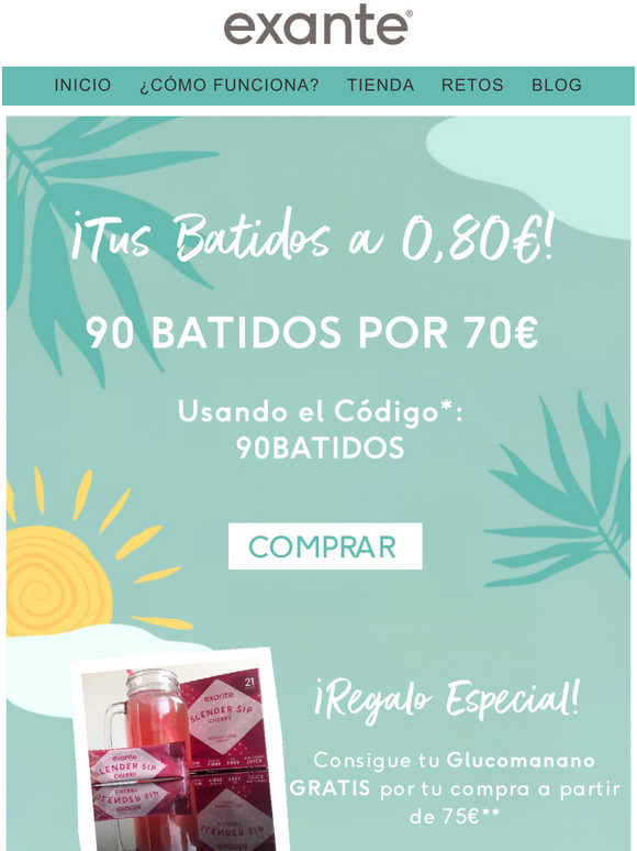 EST DE VUELTA! 90 Batidos por 70