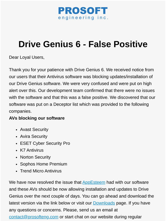 prosoft drive genius mac