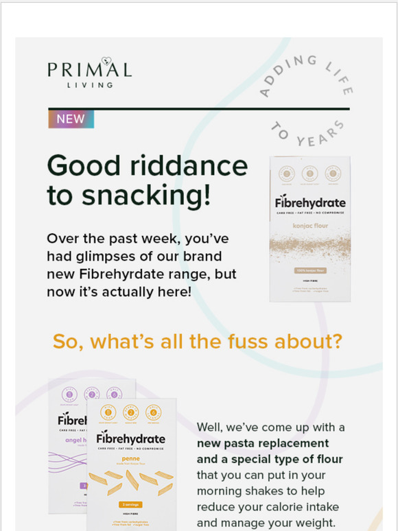 Our new Fibrehydate range has landed!