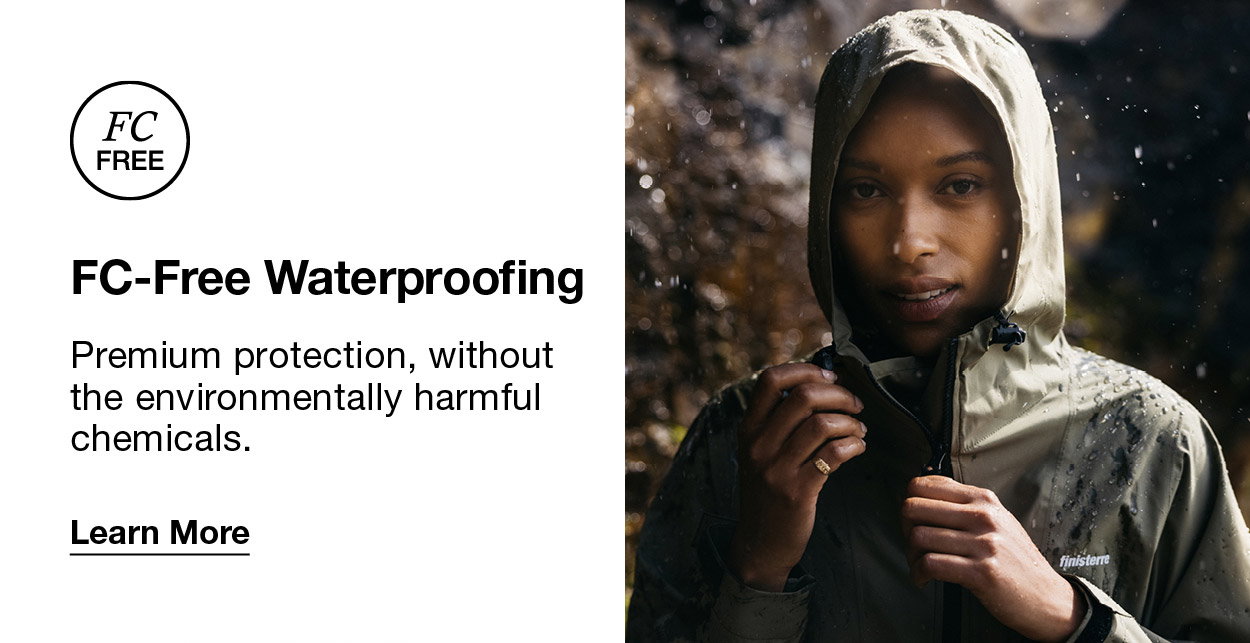 Fabric of Finisterre | FC-Free Waterproofing 