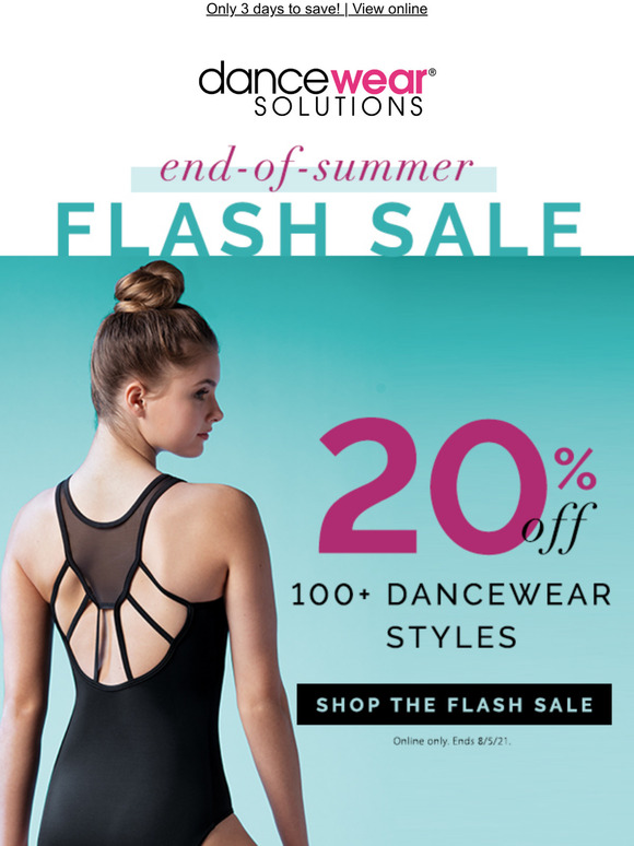 dancewearsolutions Flash Sale 20 off Dancewear Styles Milled