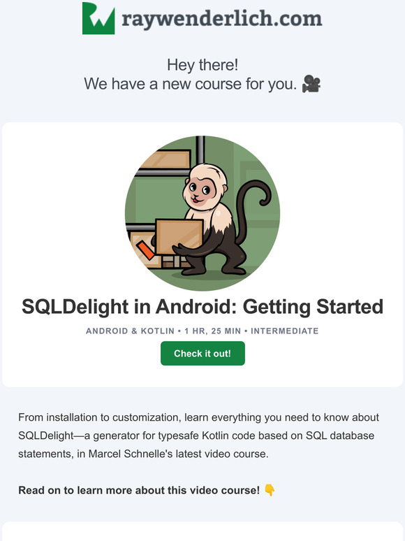 New Course: SQLDelight in Android!