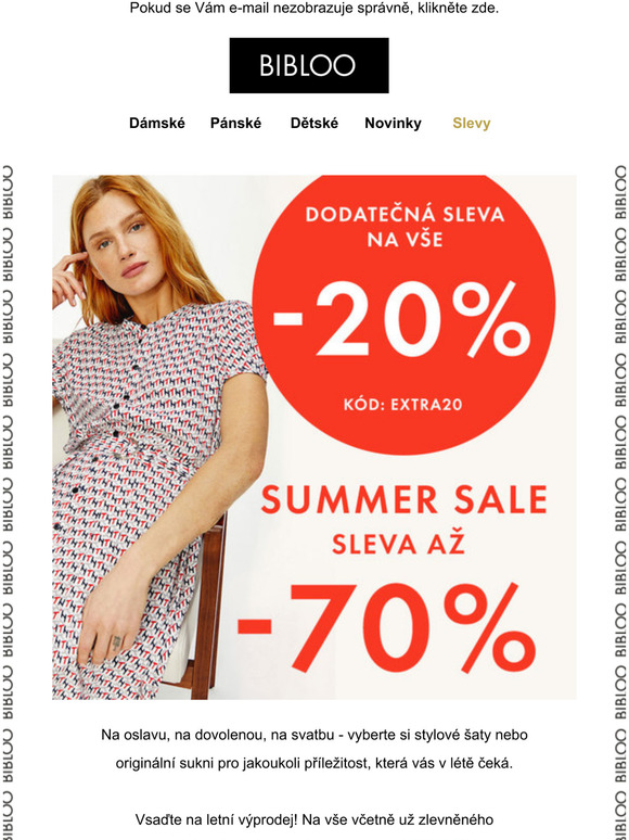 Nepropsnte: -20% sleva na VECHNO