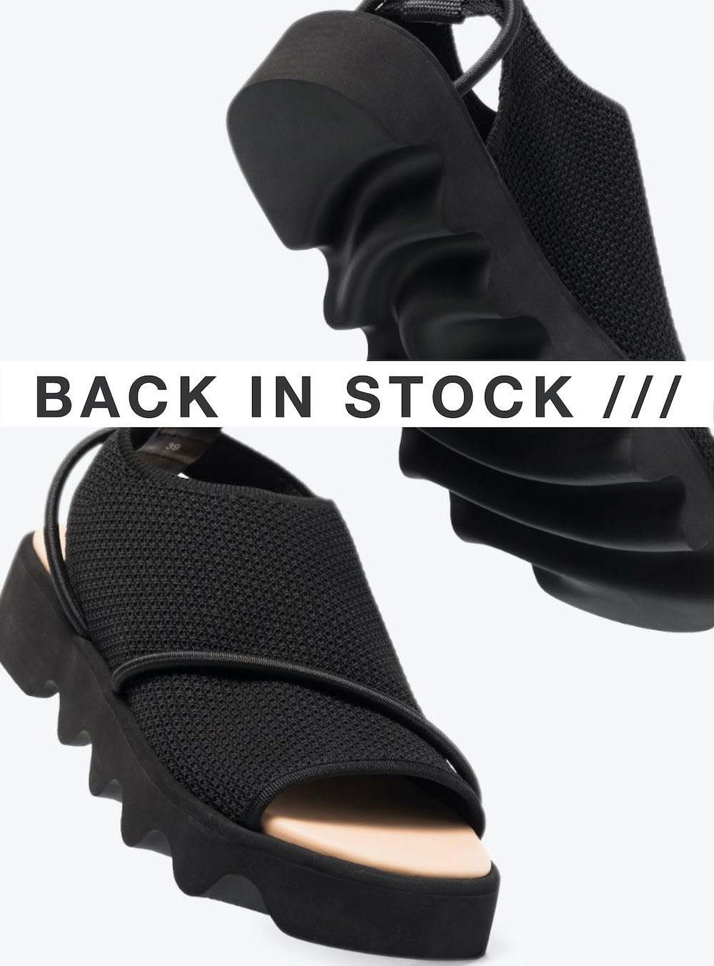 United Nude: BACK IN STOCK: BIND [issey miyake x UN] | Milled