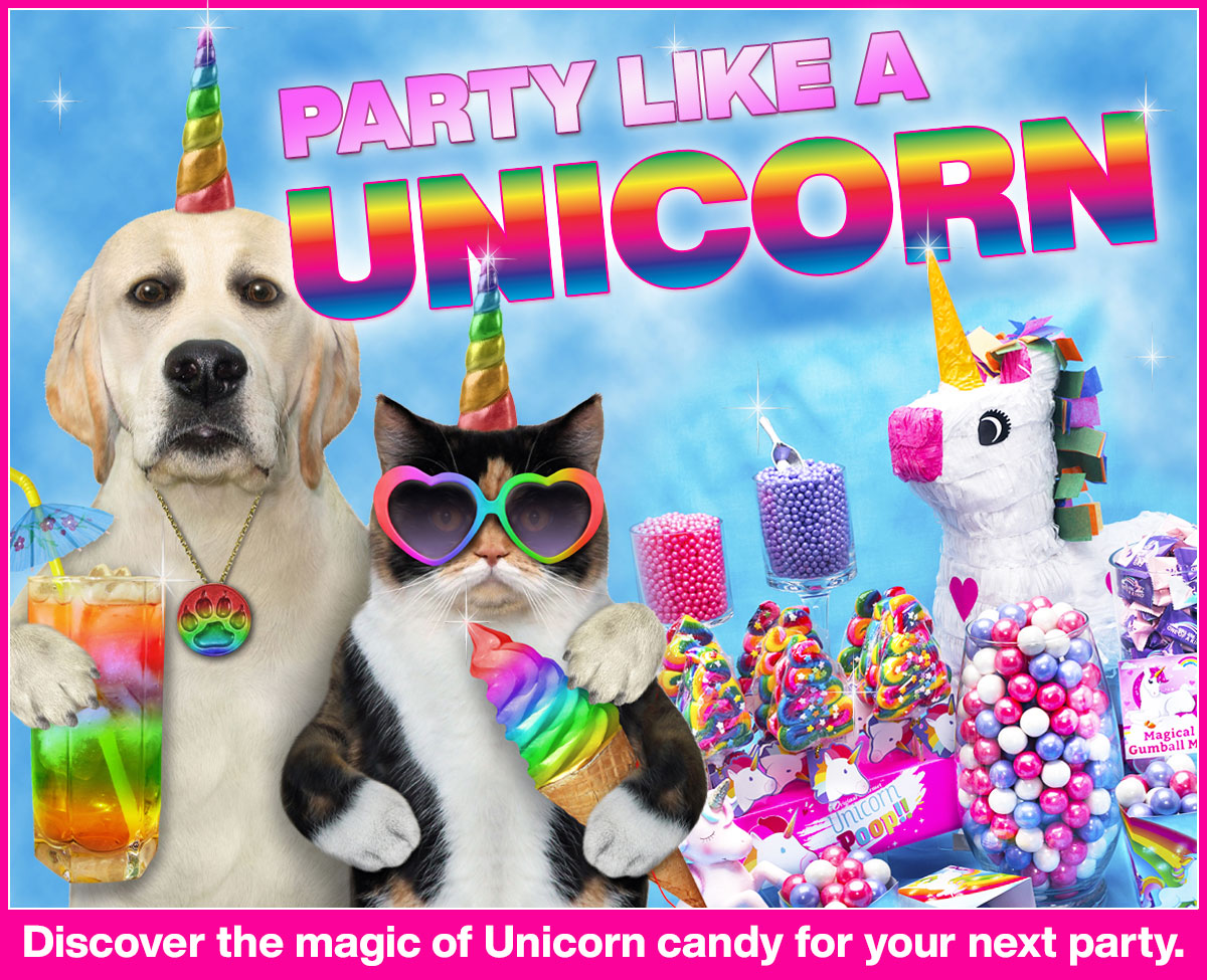 Check Out Magical Rainbow Unicorn Candy! Milled