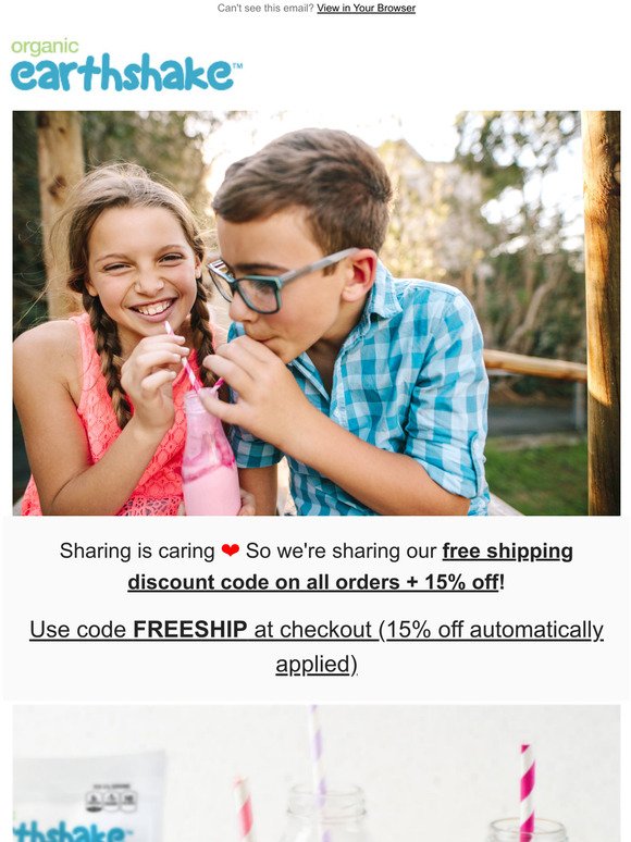 Free Shipping + 15% Off All Orders For You & Your Littles!