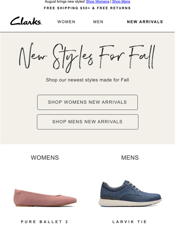 clarks new arrivals 2021