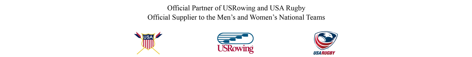 USRowing, USA Rugby, and National Team logo