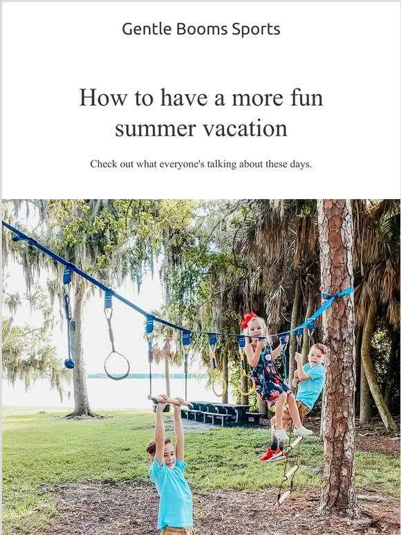 How to have a more fun summer vacation
