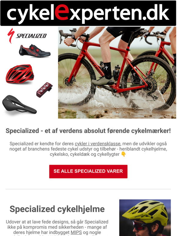 Cykelexperten.dk: Nyheder stort af Specialized hjelme og andet tilbehr Milled