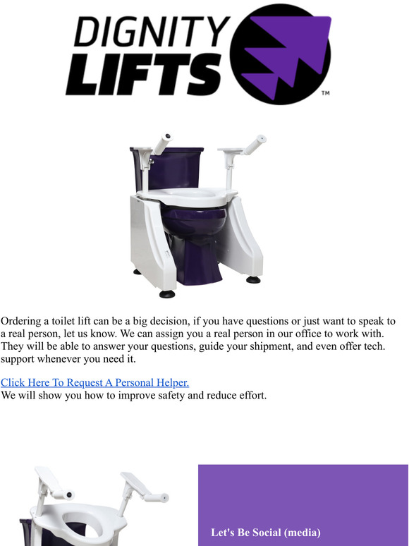 Dignity Lifts Basic BL1 Toilet Lift