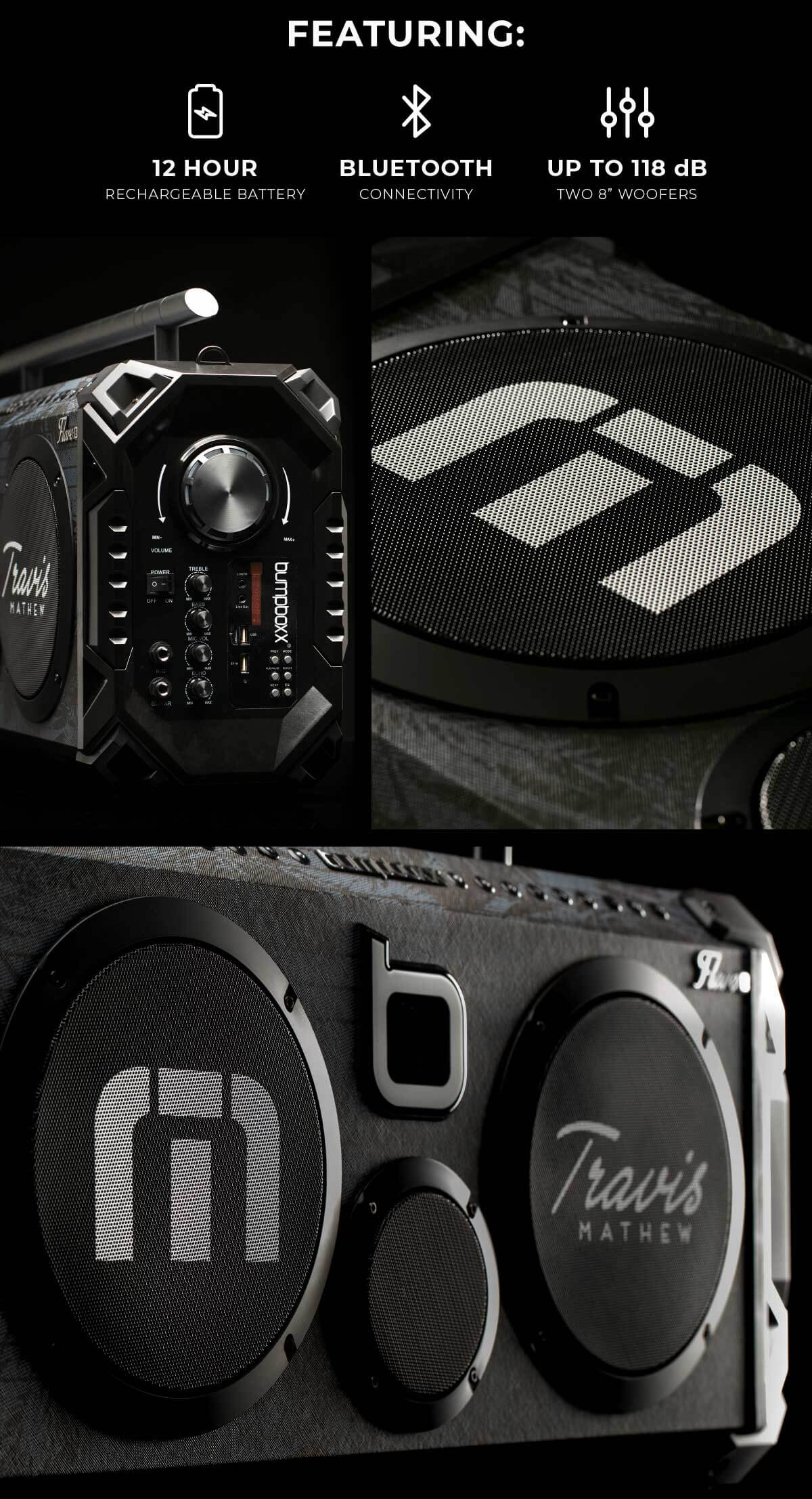 bumpboxx travismathew Bluetooth スピーカー