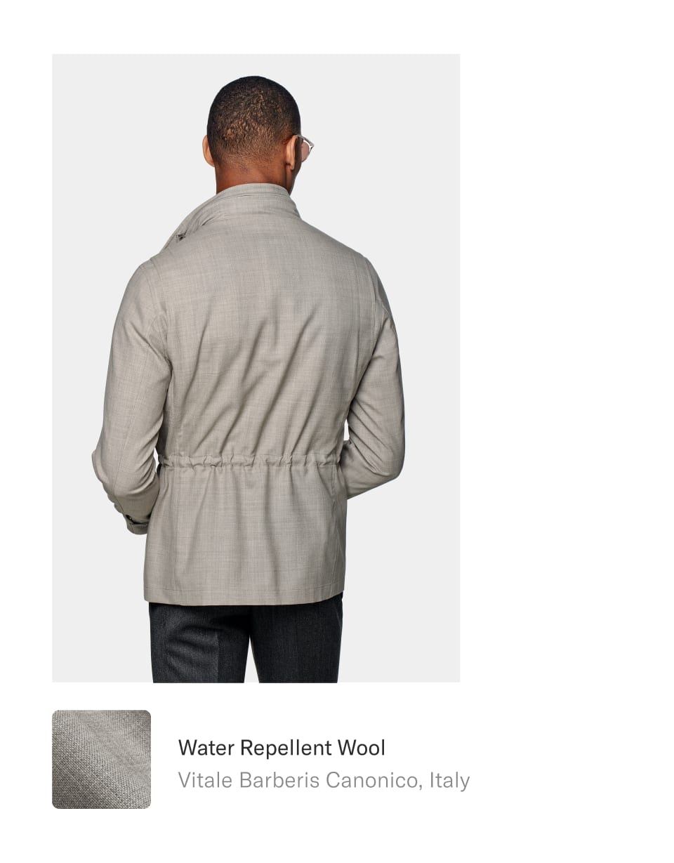 Water Repellent Wool  from the Vitale Barberis Canonico Mill, Italy
