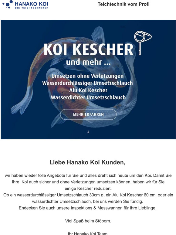 Kescher & weitere Angebote