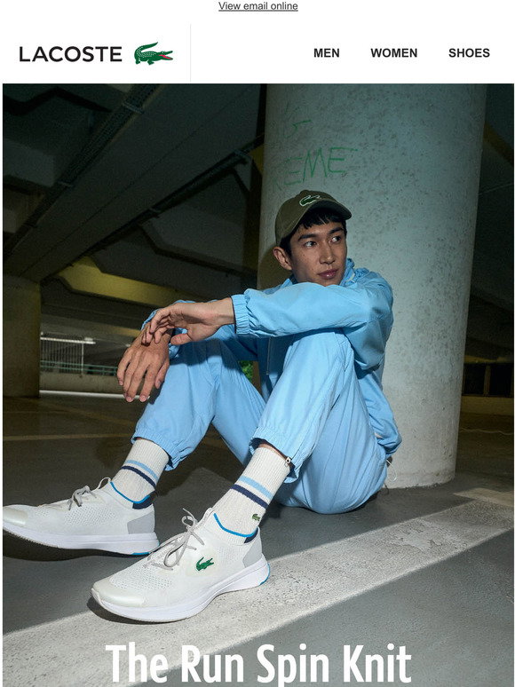 Lacoste: Introducing The Run Spin Knit | Milled