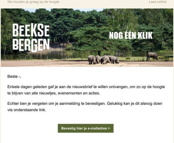 Je bent iets vergeten