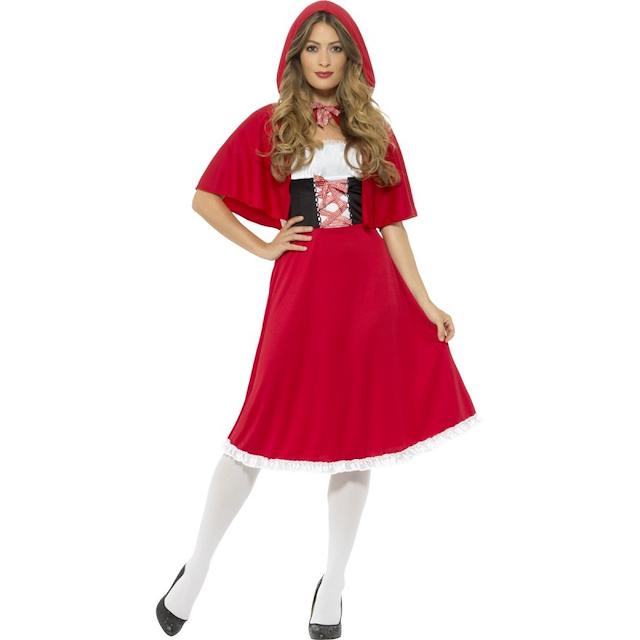 Red Riding Hood Long Dress Adult Costume