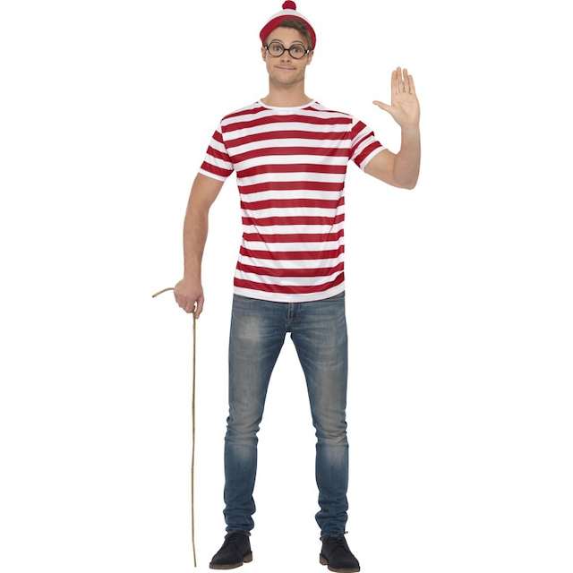 Where's Wally Adult Costume Kit