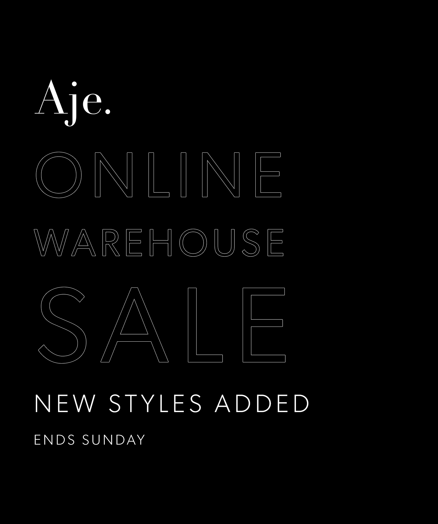 Shop The Aje Online Warehouse Sale ...