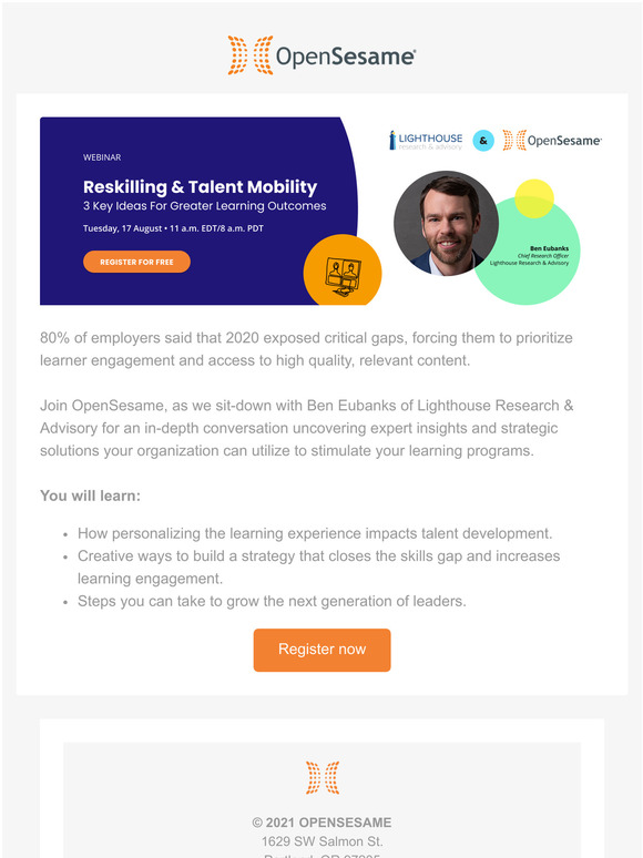 [Upskilling/Reskilling Webinar] Supply your workforce with the skills of tomorrow, today.