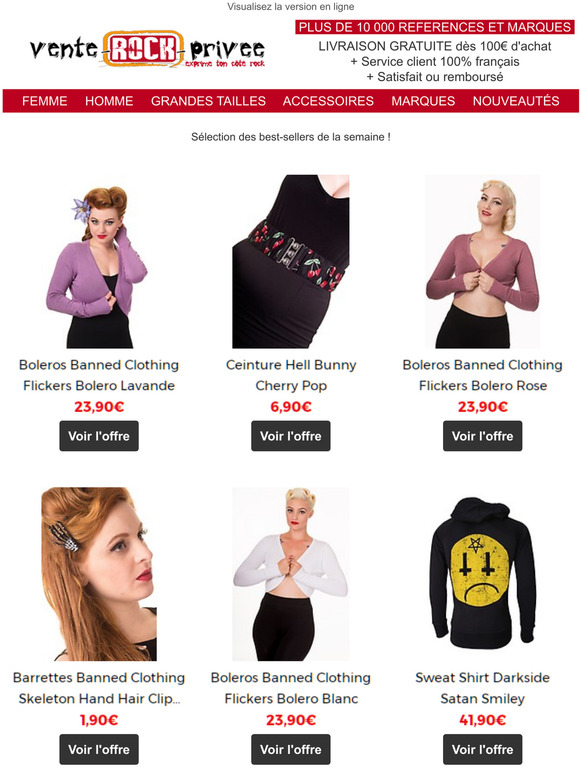 Foncez sur les meilleurs ventes de la semaine !
