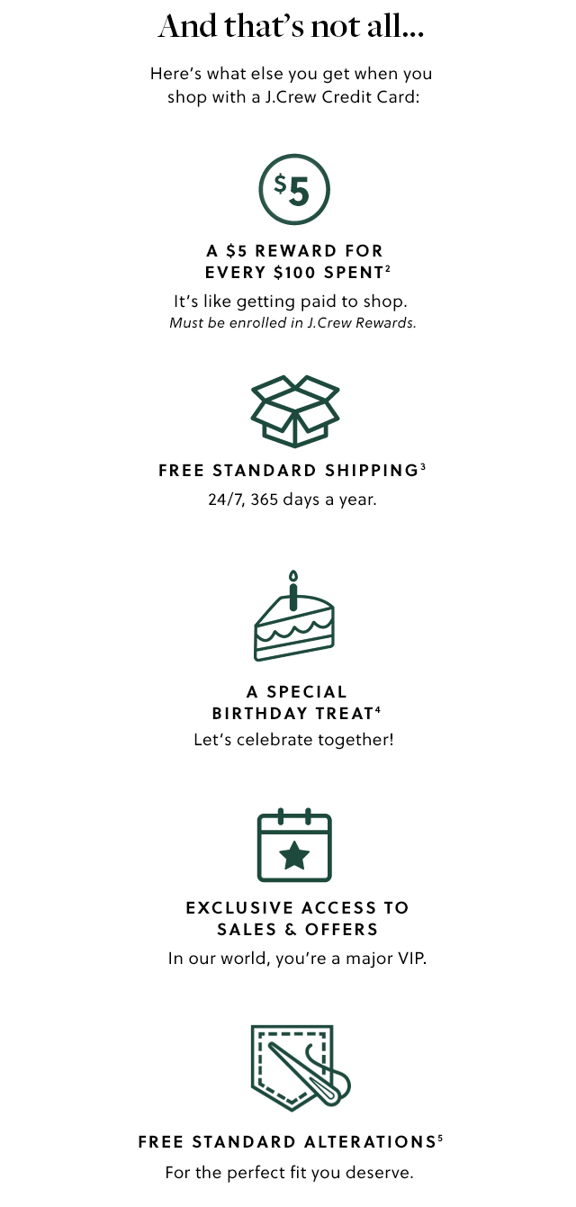 j.crew: 6 reasons to become a cardmember today milled j.crew: 6 reasons to