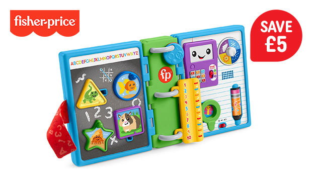 Fisher-Price Laugh & Learn 123 Schoolbook Activity Toy