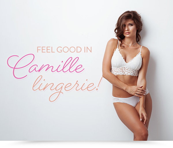 Womens Camille Lingerie White Control Ladies Lace Shapewear Briefs