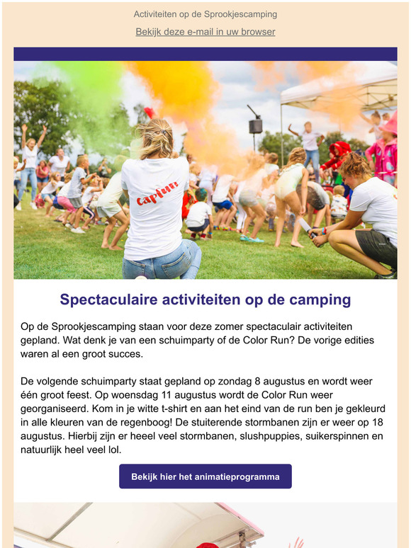  Spectaculaire activiteiten op de camping