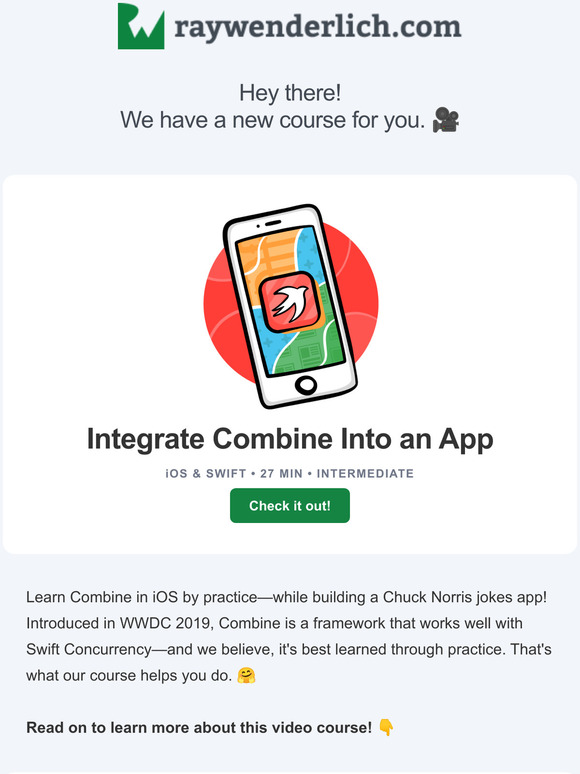 Learn Combine by practicing it in your existing iOS app!
