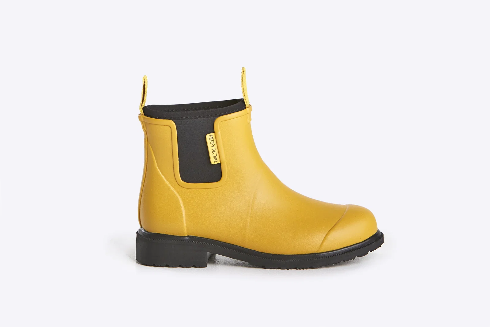 Image of Bobbi Gumboot Enhanced Traction // Mustard Yellow & Black