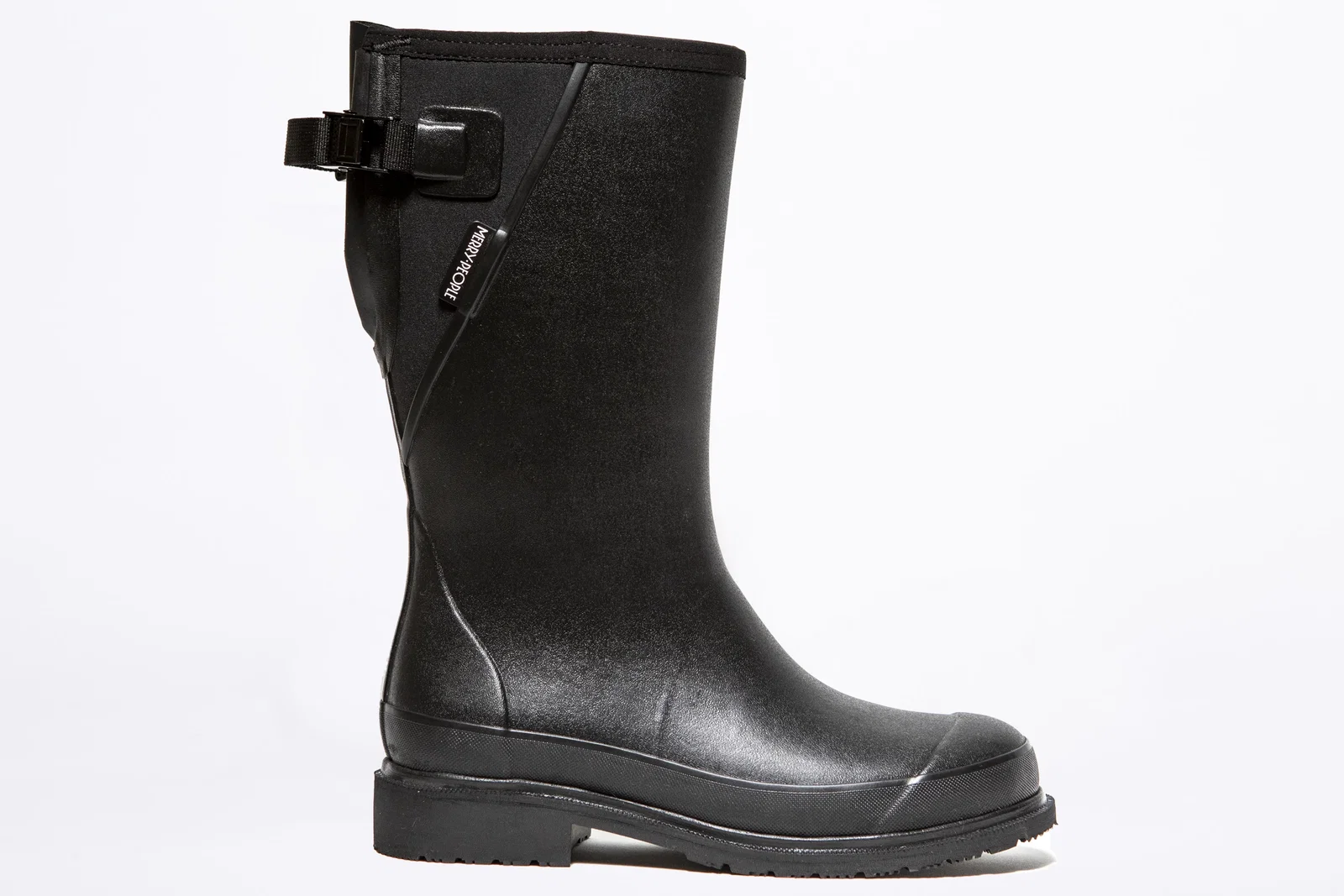 Image of Darcy Mid Calf Gumboot  // Black & Black