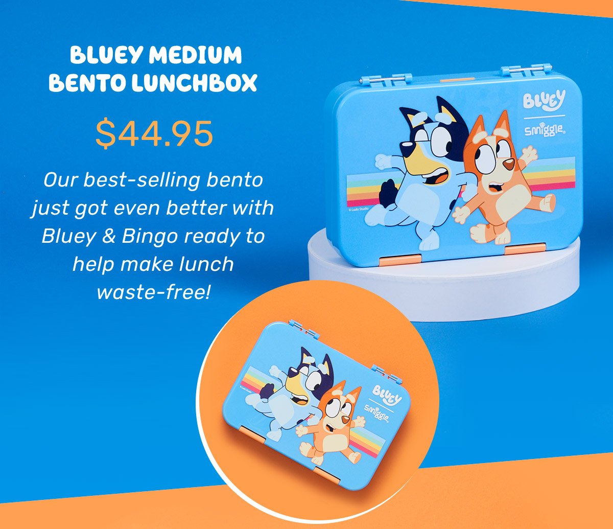 Smiggle releases limited edition Bluey range of lunchboxes and backpacks