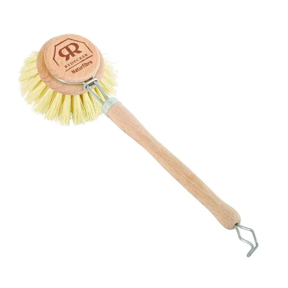 Image of Redecker Wooden Dish Brush with Replaceable Head - 5cm