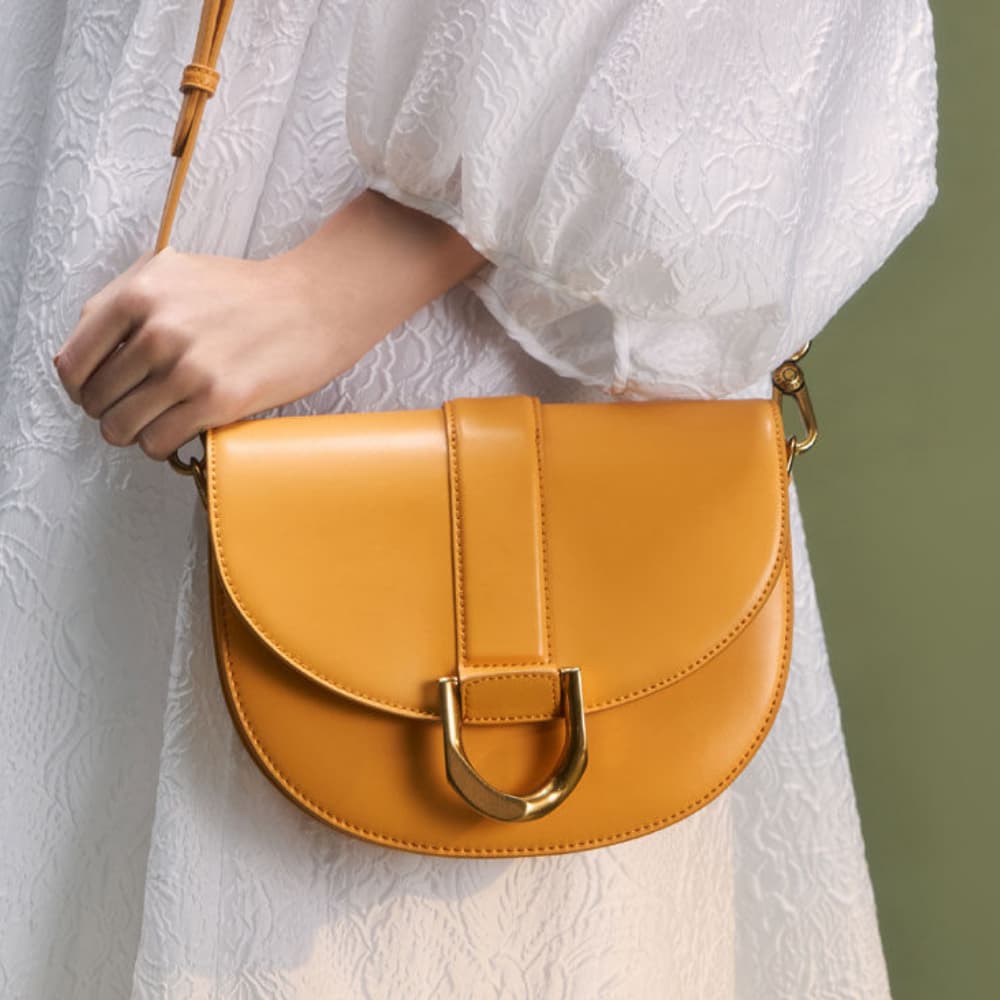 charles keith gabine saddle bag