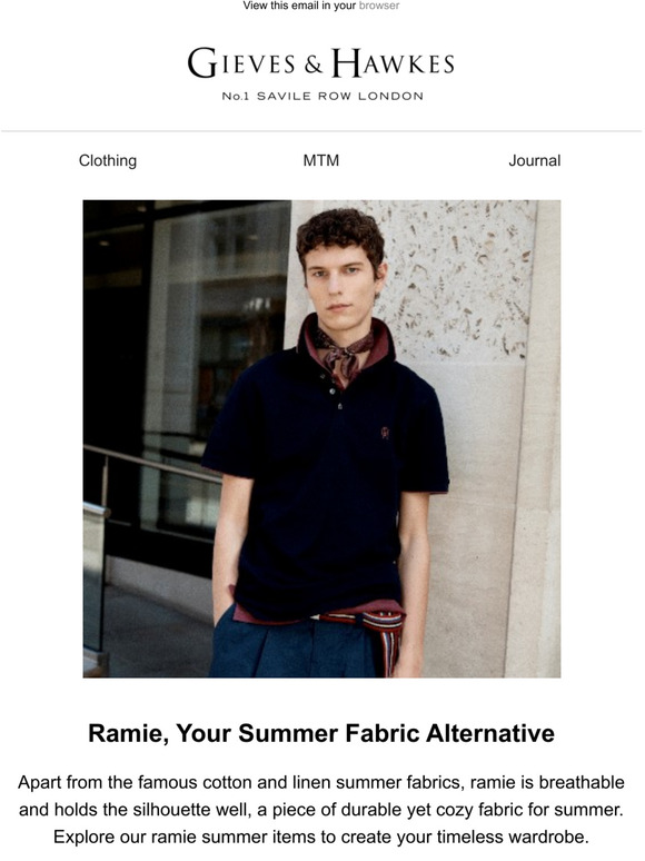 Ramie, Your Summer Fabric Alternative