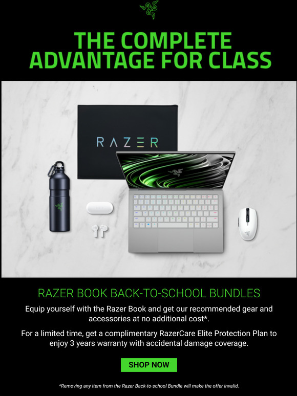 Razer: Razer Book Back-to-School Bundles | Milled