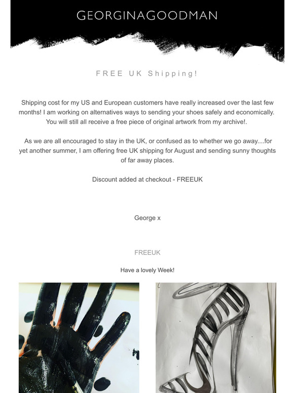 News from Georgina Goodman