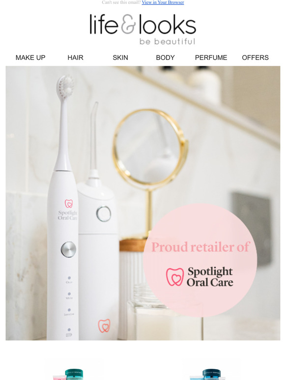 Life and Looks NEW with 25 OFF Spotlight Oral Care Kits Milled