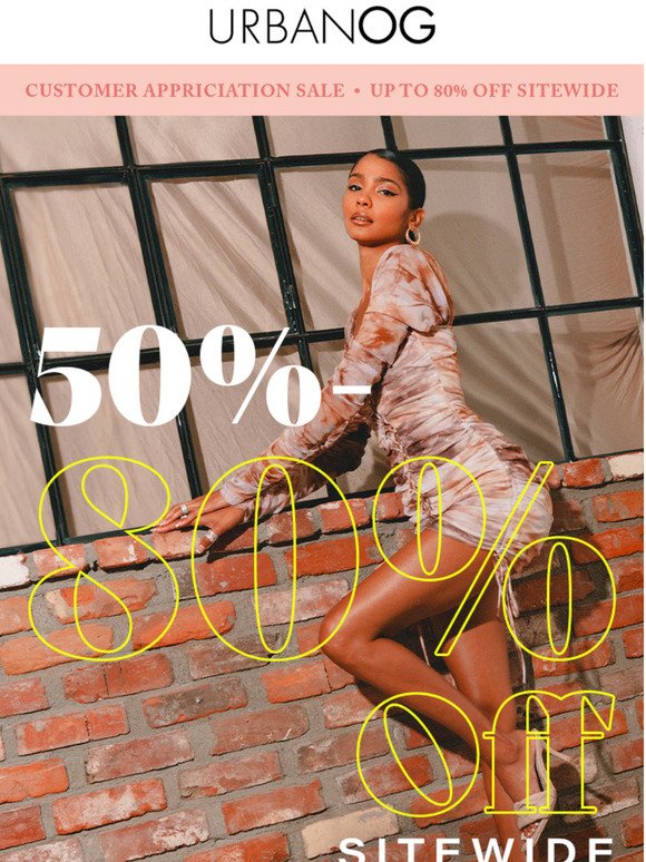 BIG SALE 50&-80% Off Everything!
