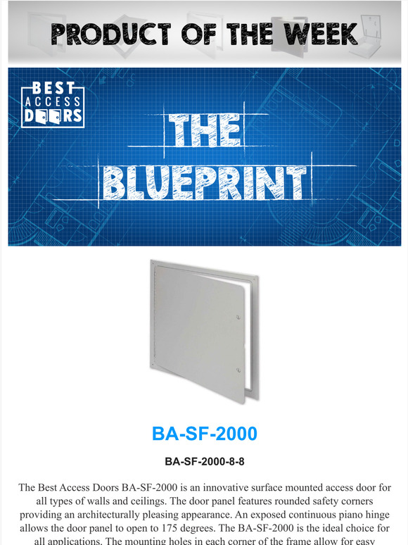 Best Access Doors: Discover Our BA-F2 Access Panel From Best Access ...