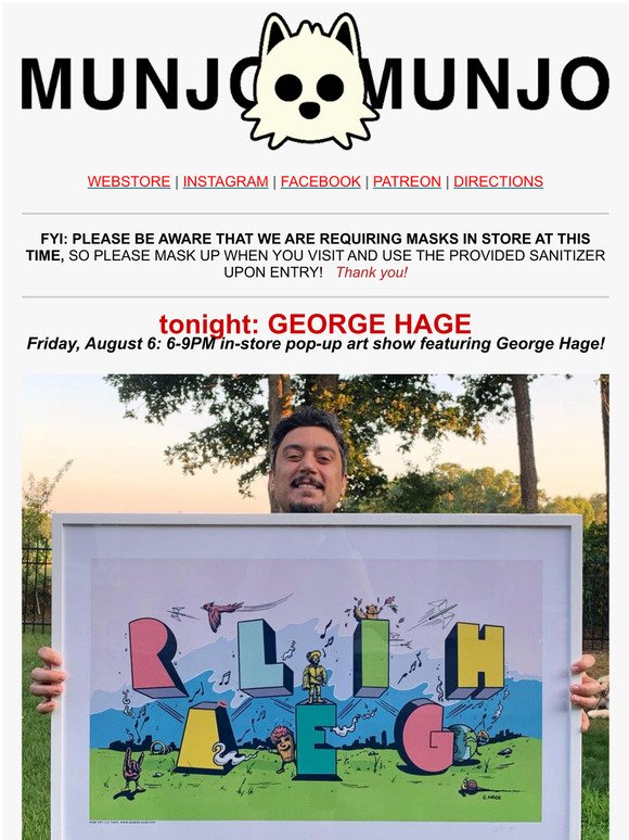 TONIGHT: George Hage in-store