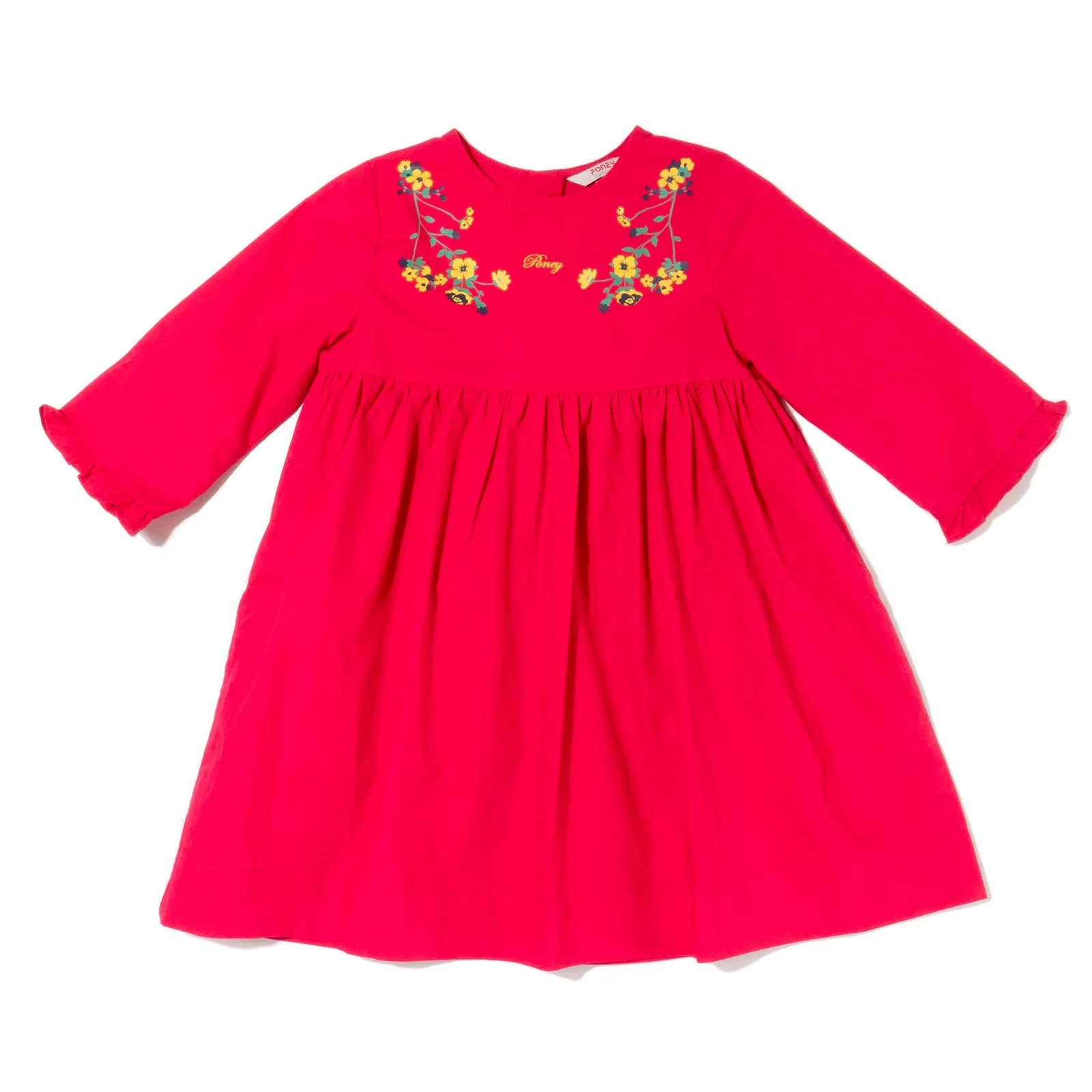 Image of [Clearance] Poney Girls L/Sleeve Dress 7918 (6mths-12yrs)