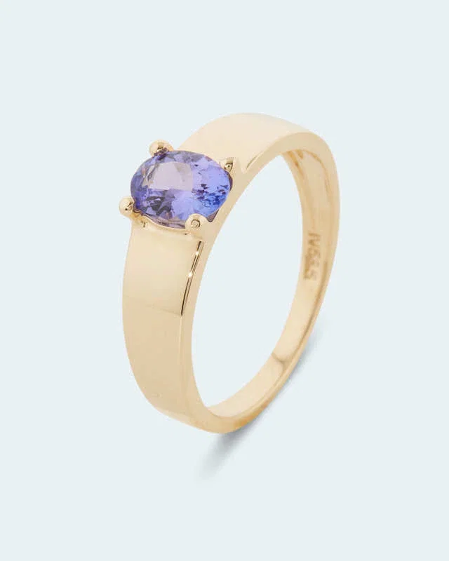 Ring mit Tansanit AAAA