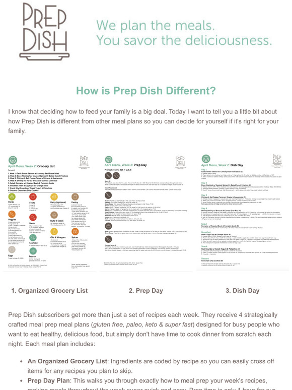 How is Prep Dish different?