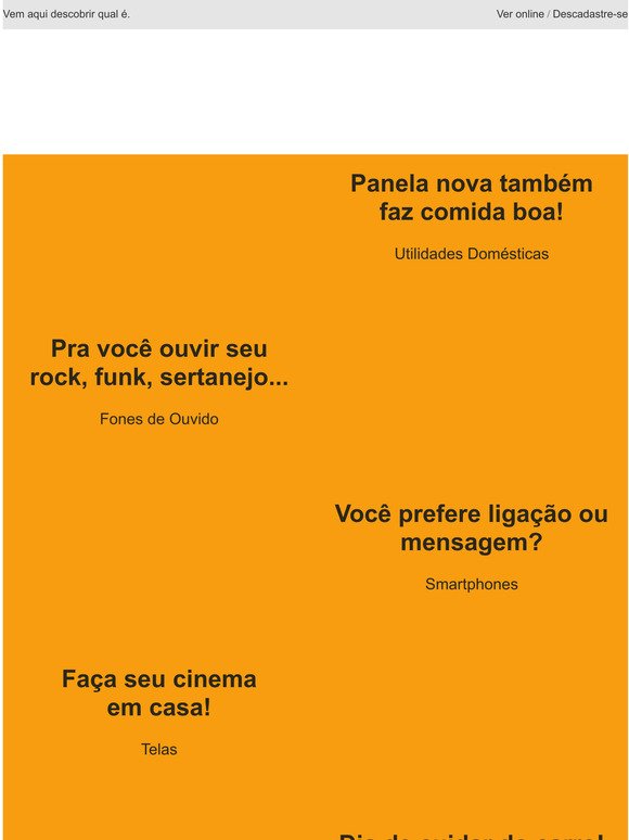 Cupom Extra Confidencial pra voc 