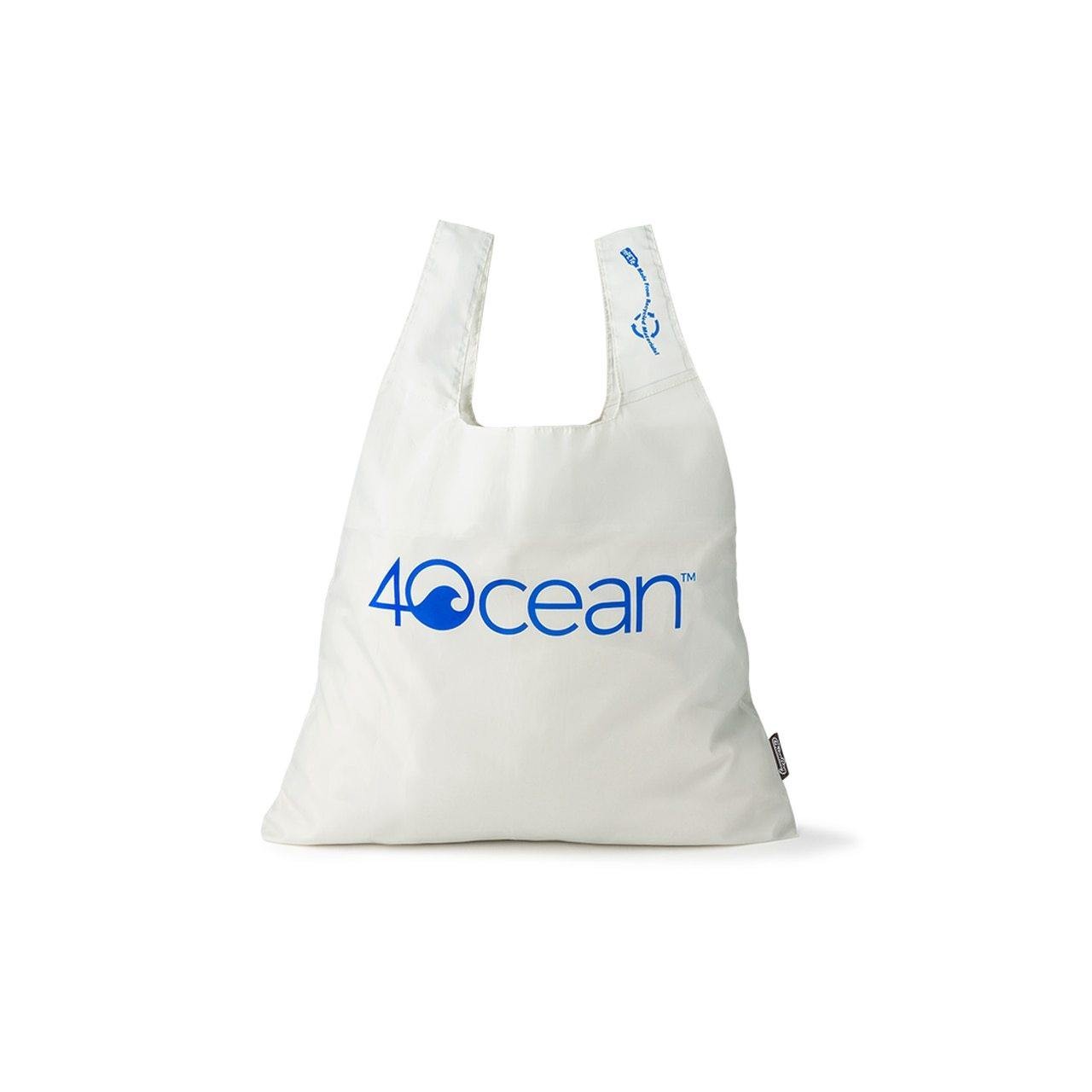 4ocean x ChicoBag Reusable Shopping Bag - White