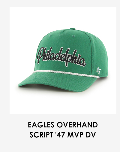 Rope  Mens 47 Brand Philadelphia Eagles Legacy Overhand Script