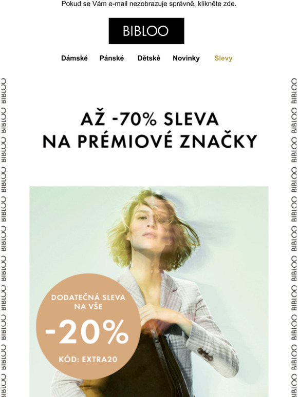 Armani, Guess, Calvin Klein levnji o - 20 %