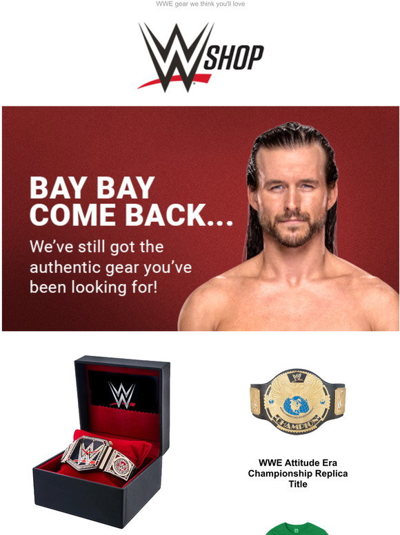 WWE Shop You re About To Open Something Special Finalize Your Wishlist Milled